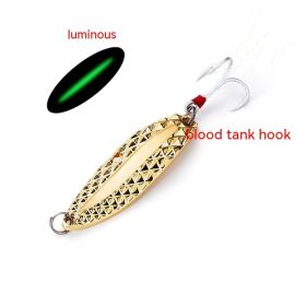 Leech Night Glow Metal Sequin Road Subbait (Option: Gold-15g)