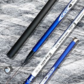 Carbon Super Hard And Super Light Fishing Rod (Option: Blue-6.3M)