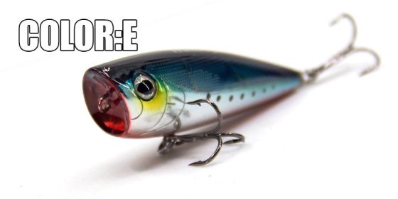 Lu Yafu Water Wave Climbing Crossmouthed Perch 60mm 7g Fake Bait (Option: E)