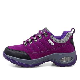 Sneakers Air Cushion Sole Casual Shoes (Option: Purple-40)