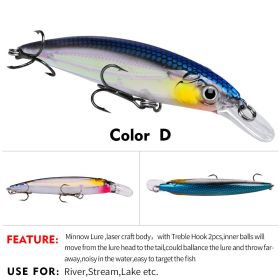 Luminous Floating Mino Biomimetic False Fish Bait (Option: Color D-11CM)