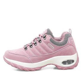 Sneakers Air Cushion Sole Casual Shoes (Option: Pink-42)