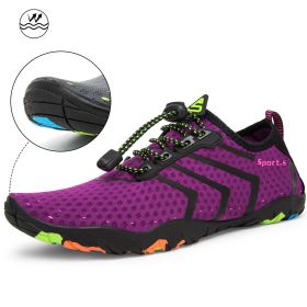 Light And Portable Beach Wading Shoes (Option: Purple-46)