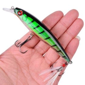 New Mino Artificial Lure Plastic False Bait (Option: J-Feather Hook)