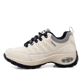 Sneakers Air Cushion Sole Casual Shoes (Option: Beige-40)