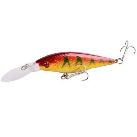 Minnow Fishing Lure 11cm 10g Floating Hard Wobbler Bait (Option: C)