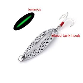 Leech Night Glow Metal Sequin Road Subbait (Option: Silver-7.5g)