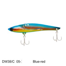 Long Throw Metal VIBDW38C Fake Bait (Option: 05Blue Red-105mm35g)