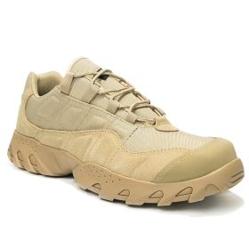 Outdoor Hiking Shoes Training Military Fan Combat Shoes Military Fan Boots (Option: Sand color-40)