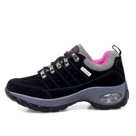 Sneakers Air Cushion Sole Casual Shoes (Option: BLACK-35)