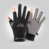 Summer Gloves For Men Cycling Anti UV Women Spring Ice Silk Two Finger Touchscreen Camping Driving Sports Riding Fishing Gloves