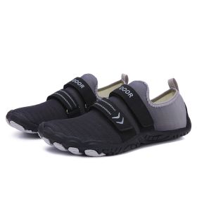 Fitness Yoga Outdoor Large Size Hiking Shoes (Option: A05 black-40)