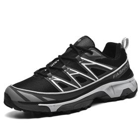 Running Shoes Mesh Sneakers Hiking Boots (Option: Peat Black-40)