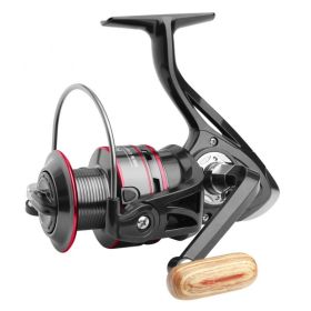 All Metal Lure Spinning Reel Fishing Wheel (Option: Black-HB5000)